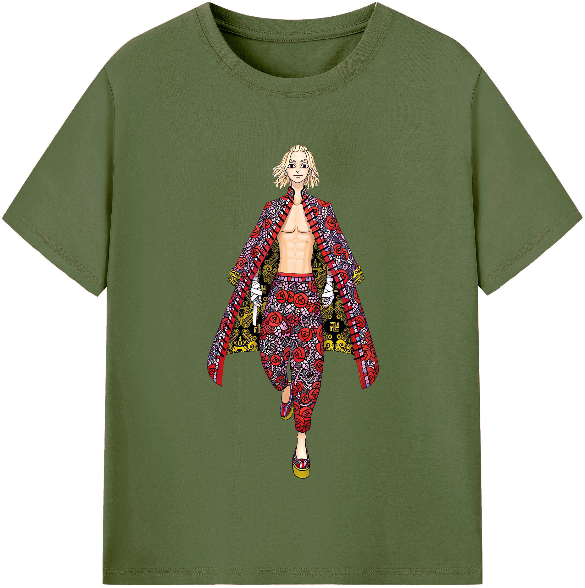 （画像用） 東京リベンジャーズ Tokyo Revengers 綿100％半袖Tシャツ（フロントプリント）